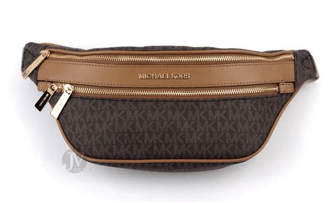 michael kors fanny pack belt mk logo bag belt macys|Michael Kors nylon belt bag.